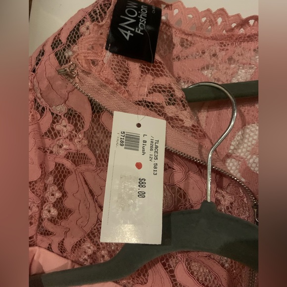 Brand new with lace set. Pencil skirt snd long sleeves lace top /shirt. - Picture 3 of 6